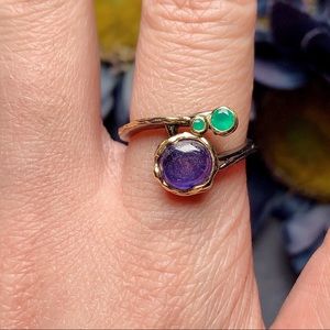 ‼️Clearance‼️Sterling silver blue sapphire ring